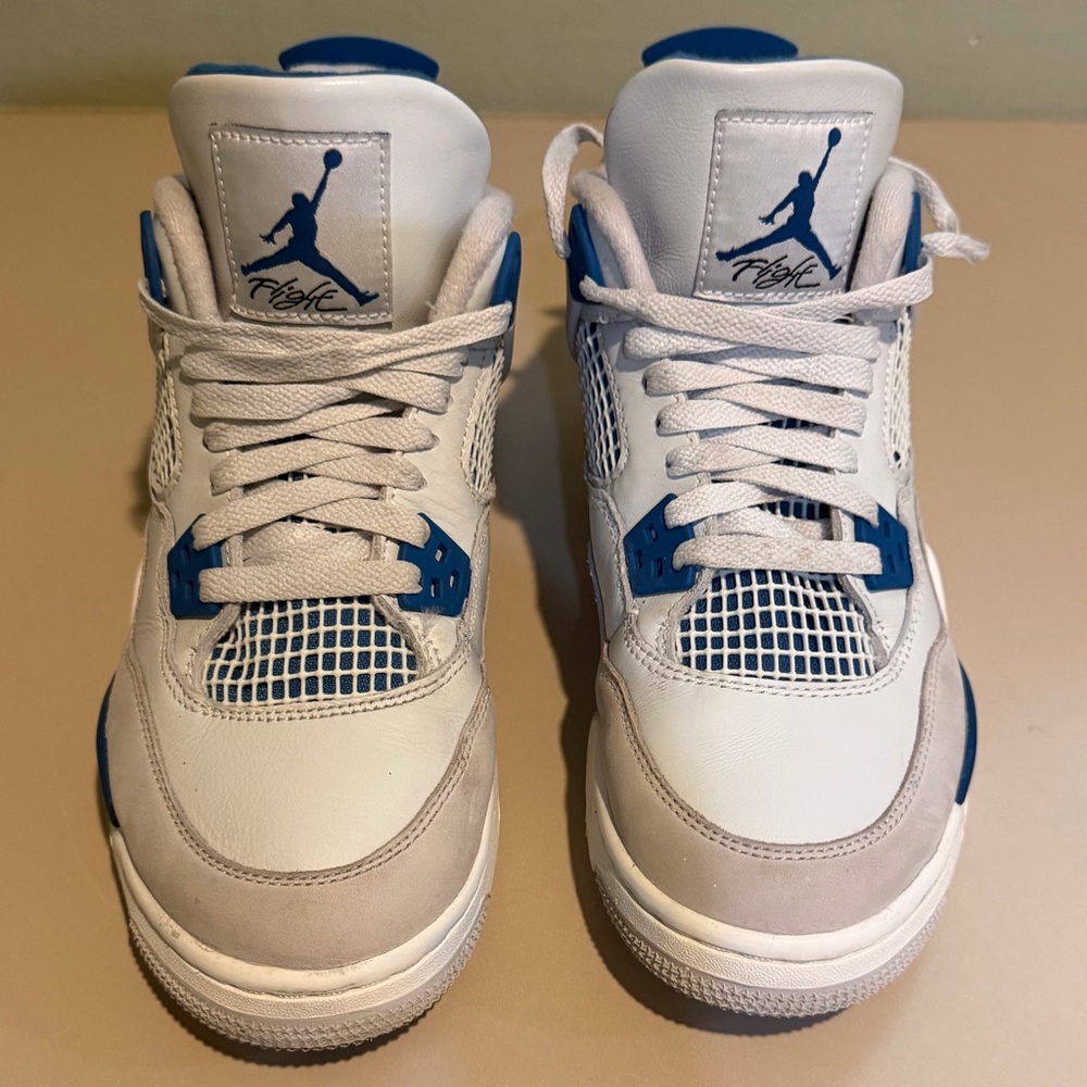 Nike Air Jordan 4 Kids “Military Blue” Retro Sneakers